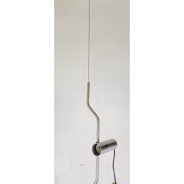 LAMPADA TERRA CIELO STILE PARENTESI FLOS DESIGN ANNI 70/80 LAMP MARMO METALLO