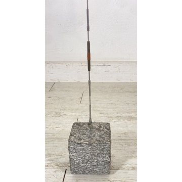 LAMPADA TERRA CIELO STILE PARENTESI FLOS DESIGN ANNI 70/80 LAMP MARMO METALLO