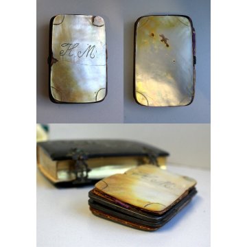 LOTTO ANTICO LIBRO SCELTE PREGHIERE CRISTIANE 1861 POCHETTE PORTA ROSARIO '800  