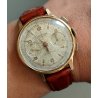 ANTICO OROLOGIO POLSO Orator Chrono LANDERON lamin. ORO anni 50 OLD WRIST WATCH
