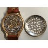 ANTICO OROLOGIO POLSO Orator Chrono LANDERON lamin. ORO anni 50 OLD WRIST WATCH