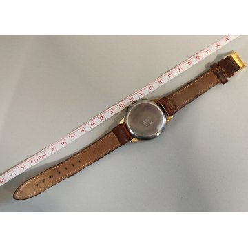 ANTICO OROLOGIO POLSO Orator Chrono LANDERON lamin. ORO anni 50 OLD WRIST WATCH