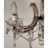ANTICO LAMPADARIO Maria Teresa VETRO Murano DORATO Liberty GLASS HANGING LAMP