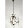 ANTICO LAMPADARIO Maria Teresa VETRO Murano EPOCA 900 Liberty GLASS HANGING LAMP