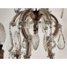 ANTICO LAMPADARIO Maria Teresa VETRO Murano EPOCA 900 Liberty GLASS HANGING LAMP