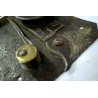 ANTICA SERRATURA ferro battuto CATENACCIO CHIAVE '700 DOOR LOCK IRON KEY   