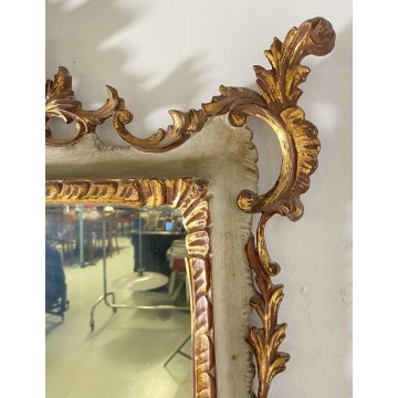 ANTICA CAMINIERA VENEZIANA SPECCHIO SPECCHIERA LEGNO LIBERTY PRIMI 1900 CIMASA