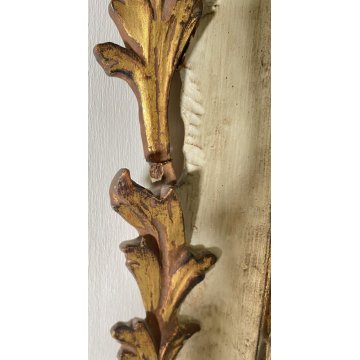 ANTICA CAMINIERA VENEZIANA SPECCHIO SPECCHIERA LEGNO LIBERTY PRIMI 1900 CIMASA
