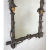 ANTICA CAMINIERA FORESTA NERA SPECCHIO SPECCHIERA LEGNO LIBERTY PRIMI 1900 VITE