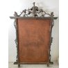 ANTICA CAMINIERA FORESTA NERA SPECCHIO SPECCHIERA LEGNO LIBERTY PRIMI 1900 VITE