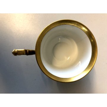 TAZZA DA CAFFE PIATTINO H&C Selb Bavaria Germany Heinrich DECORO TASSE Déjeuner