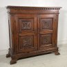ANTICA  RARA CREDENZA LEGNO NOCE PATINA ORIGINALE MADIA EPOCA 1600 DISPENSA OLD