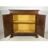 ANTICA  RARA CREDENZA LEGNO NOCE PATINA ORIGINALE MADIA EPOCA 1600 DISPENSA OLD