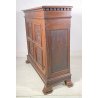 ANTICA  RARA CREDENZA LEGNO NOCE PATINA ORIGINALE MADIA EPOCA 1600 DISPENSA OLD