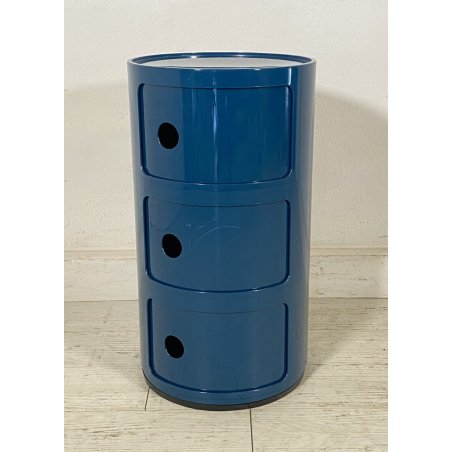 COMODINO ETAGERE COMPONIBILE KARTELL ANNA CASTELLI FERRIERI ANNI 80 DESIGN LACCA