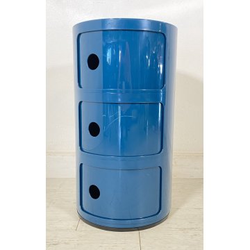 COMODINO ETAGERE COMPONIBILE KARTELL ANNA CASTELLI FERRIERI ANNI 80 DESIGN LACCA