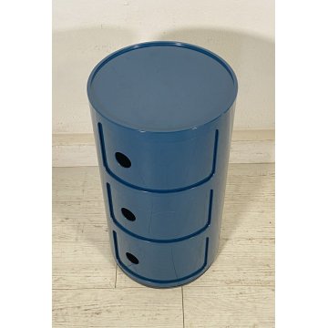 COMODINO ETAGERE COMPONIBILE KARTELL ANNA CASTELLI FERRIERI ANNI 80 DESIGN LACCA