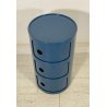 COMODINO ETAGERE COMPONIBILE KARTELL ANNA CASTELLI FERRIERI ANNI 80 DESIGN LACCA
