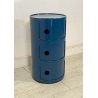 COMODINO ETAGERE COMPONIBILE KARTELL ANNA CASTELLI FERRIERI ANNI 80 DESIGN LACCA