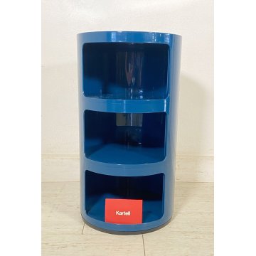 COMODINO ETAGERE COMPONIBILE KARTELL ANNA CASTELLI FERRIERI ANNI 80 DESIGN LACCA