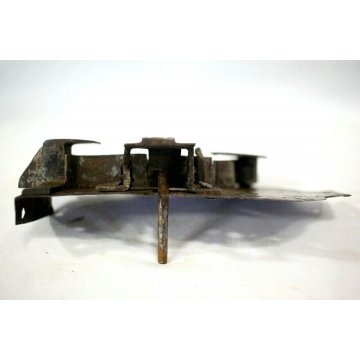 ANTICA SERRATURA ferro battuto CHIAVE 600 FUNZIONANTE SMALL DOOR LOCK IRON KEY  