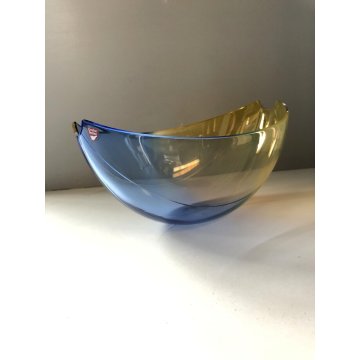 VASO CRISTALLO ART GLASS DESIGN Gunnar Cyrén Snipa 4617 Orrefors 26,5x18x13,5 cm