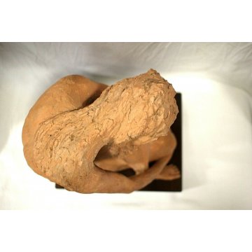 ANTICA SCULTURA VOLUME TERRACOTTA Lucio Olivieri NUDO FEMMINILE MILANO EPOCA'900