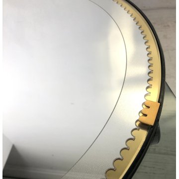 SPECCHIO VINTAGE ROTONDO Fontana Arte DESIGN Luigi Fontana GALVANIT CRISTALLO 60