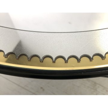 SPECCHIO VINTAGE ROTONDO Fontana Arte DESIGN Luigi Fontana GALVANIT CRISTALLO 60