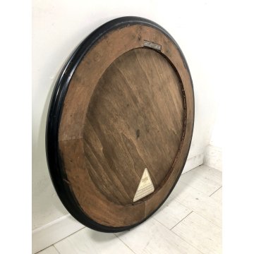 SPECCHIO VINTAGE ROTONDO Fontana Arte DESIGN Luigi Fontana GALVANIT CRISTALLO 60