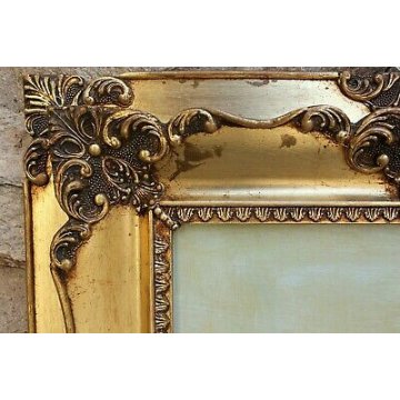 ANTICO QUADRO OLIO TAVOLA E. Pasini primi '900 RITRATTO CONTADINA PECORE PASCOLO