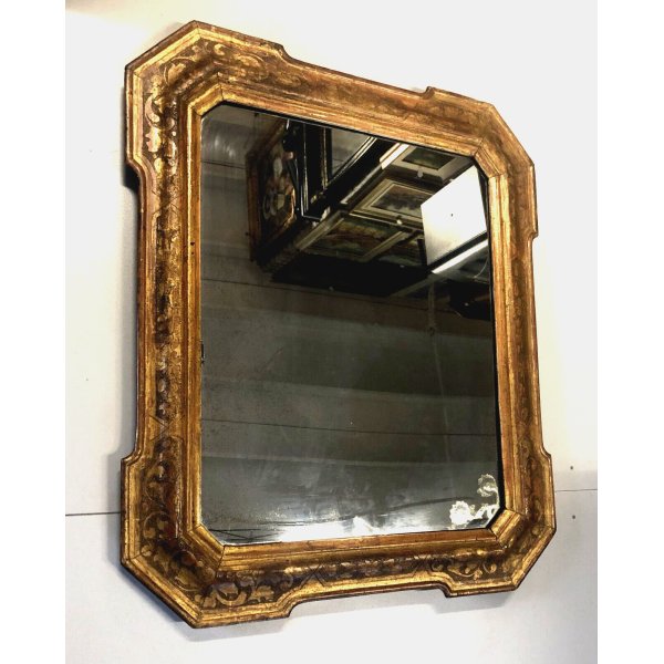 Specchio dorato antico da parete - Il Mobile Classico Italiano
