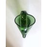CARAFFA VETRO TRASPARENTE VERDE di Empoli DESIGN BROCCA VERSATOIO VINTAGE EPOCA
