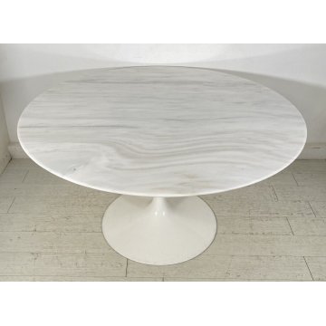 TAVOLO DESIGN KNOLL TULIP INTERNATIONAL EERO SAARINEN ANNI 60 MARMO ACCIAIO OLD