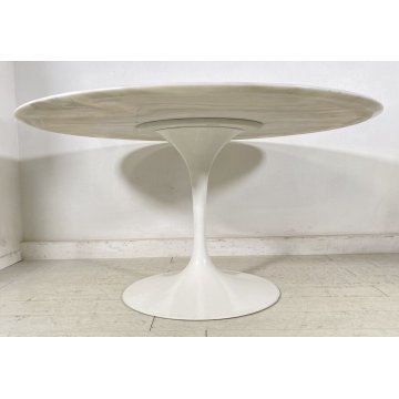 TAVOLO DESIGN KNOLL TULIP INTERNATIONAL EERO SAARINEN ANNI 60 MARMO ACCIAIO OLD