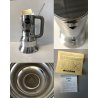 CAFFETTIERA ALESSI mod 9090/6 tazze DESIGN Richard Sapper ACCIAIO INOX VINTAGE