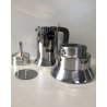 CAFFETTIERA ALESSI mod 9090/6 tazze DESIGN Richard Sapper ACCIAIO INOX VINTAGE
