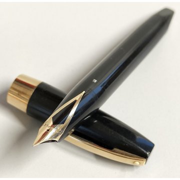 PENNA STILOGRAFICA Sheaffer INLAID NIB oro 14k SNORKEL vintage OLD FOUNTAIN PEN