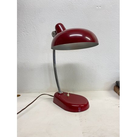 LAMPADA DA TAVOLO SCRIVANIA FERRO ALLUMINO DESIGN ITALIA ANNI '60 TABLE LAMP OLD