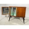 MOBILE BAR GIRADISCHI LESA CREDENZA DESIGN VETRO SPECCHIO 50s ROTELLE VINTAGE