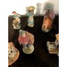 RARO ANTICO PRESEPE 24 STATUINE in GESSO NATIVITA NATALE 10cm/h CIRCA primo 900
