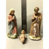 RARO ANTICO PRESEPE 24 STATUINE in GESSO NATIVITA NATALE 10cm/h CIRCA primo 900