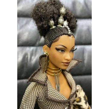 RARA Barbie Byron Lars Tatu TESORI D'AFRICA MATTEL 2002 LIMITED EDITION bambola