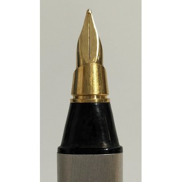 PENNA STILOGRAFICA Cartier Vendome TRINITY ACCIAIO ORO vintage OLD FOUNTAIN PEN