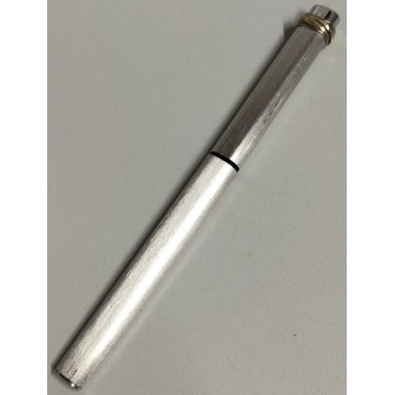 PENNA STILOGRAFICA Cartier Vendome TRINITY ACCIAIO ORO vintage OLD FOUNTAIN PEN