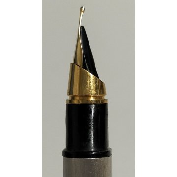 PENNA STILOGRAFICA Cartier Vendome TRINITY ACCIAIO ORO vintage OLD FOUNTAIN PEN