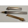 PENNA STILOGRAFICA Cartier Vendome TRINITY ACCIAIO ORO vintage OLD FOUNTAIN PEN