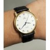 OMEGA De Ville OROLOGIO POLSO vintage ORO MASSICCIO 18k WRIST WATCH ref 196.2432