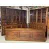 ANTICO NEGOZIO FARMACIA 60 CASSETTI 14 ANTE 1800 BANCONE LEGNO NOCE CASSETTIERA