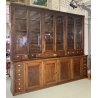 ANTICO NEGOZIO FARMACIA 60 CASSETTI 14 ANTE 1800 BANCONE LEGNO NOCE CASSETTIERA